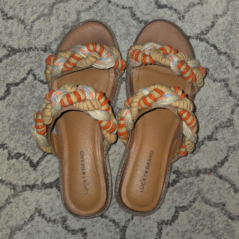 Lucky brand leather sandals